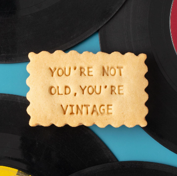 Milestone Birthday Message On Customized Gift Cookies
