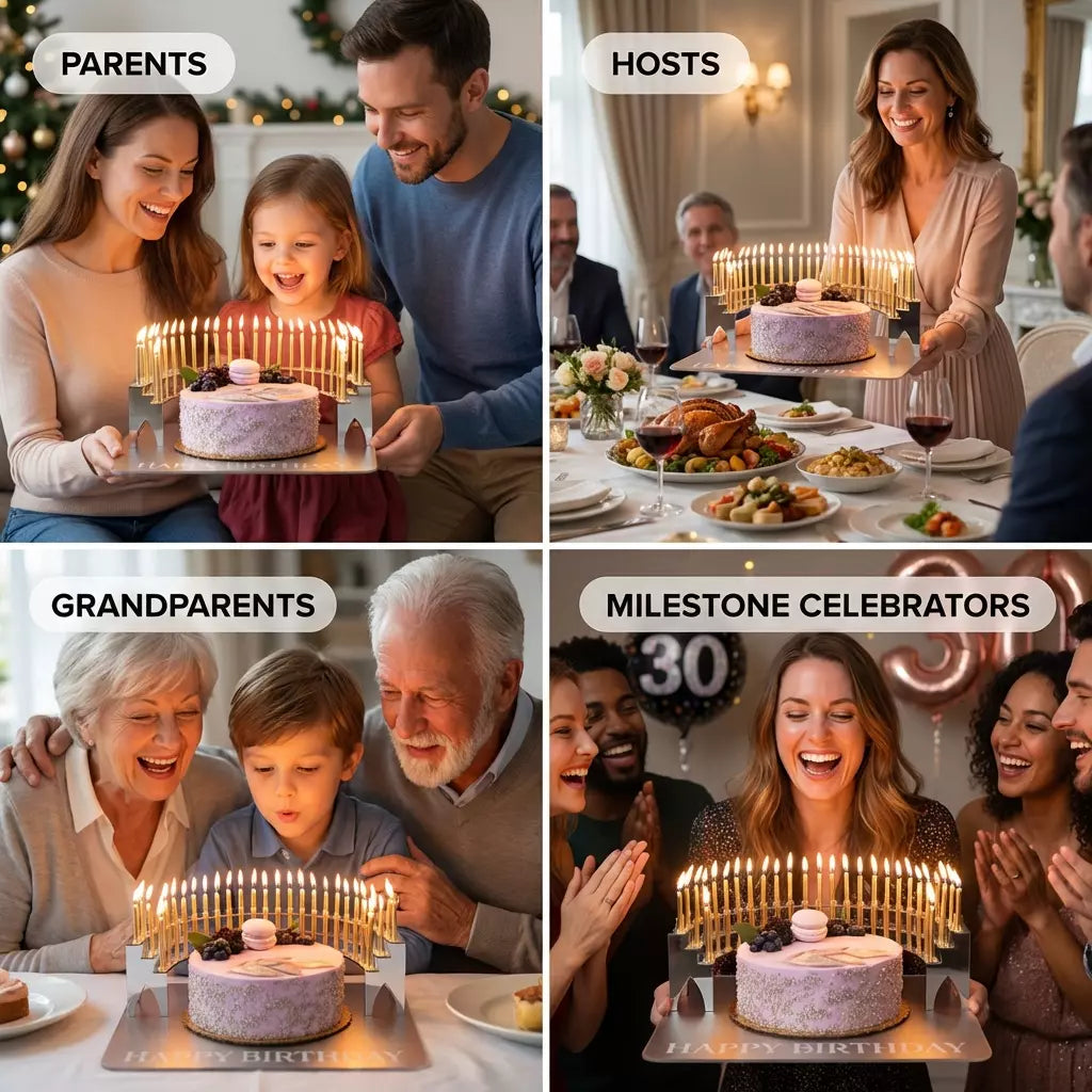 Gala Birthday Cake Grand Entrance Tray