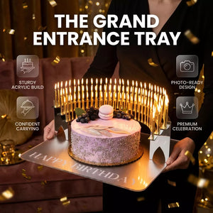 Gala Birthday Cake Grand Entrance Tray