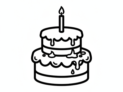 Watching Candle Wax Drip Into Frosting