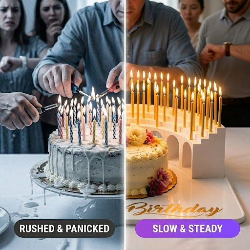 Elevate Your Celebration with Tall Gold Birthday Candles