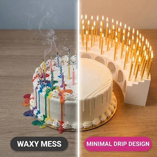 Elevate Your Celebration with Tall Gold Birthday Candles