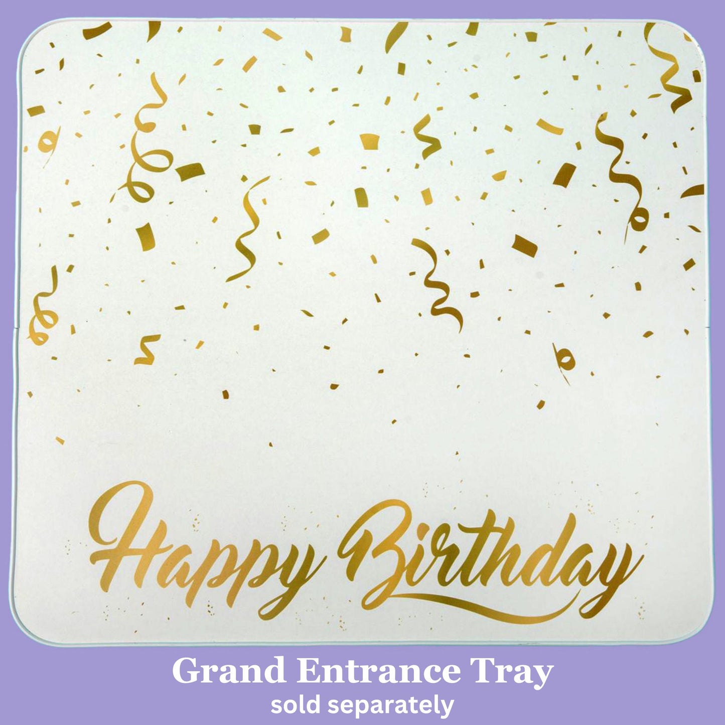 "Grand Entrance" Tray for Gala Birthday Candelabra