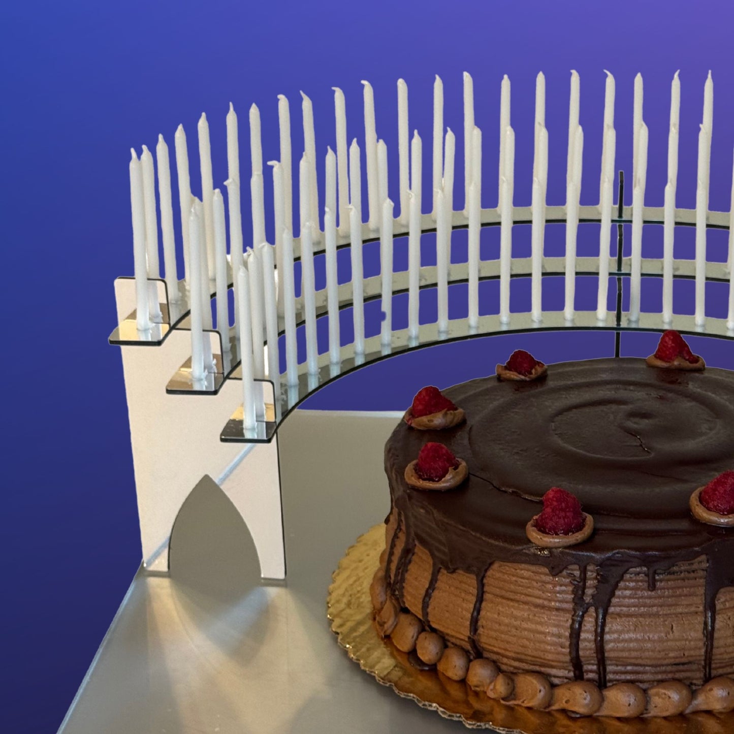 Classic White, Tall Birthday Candles