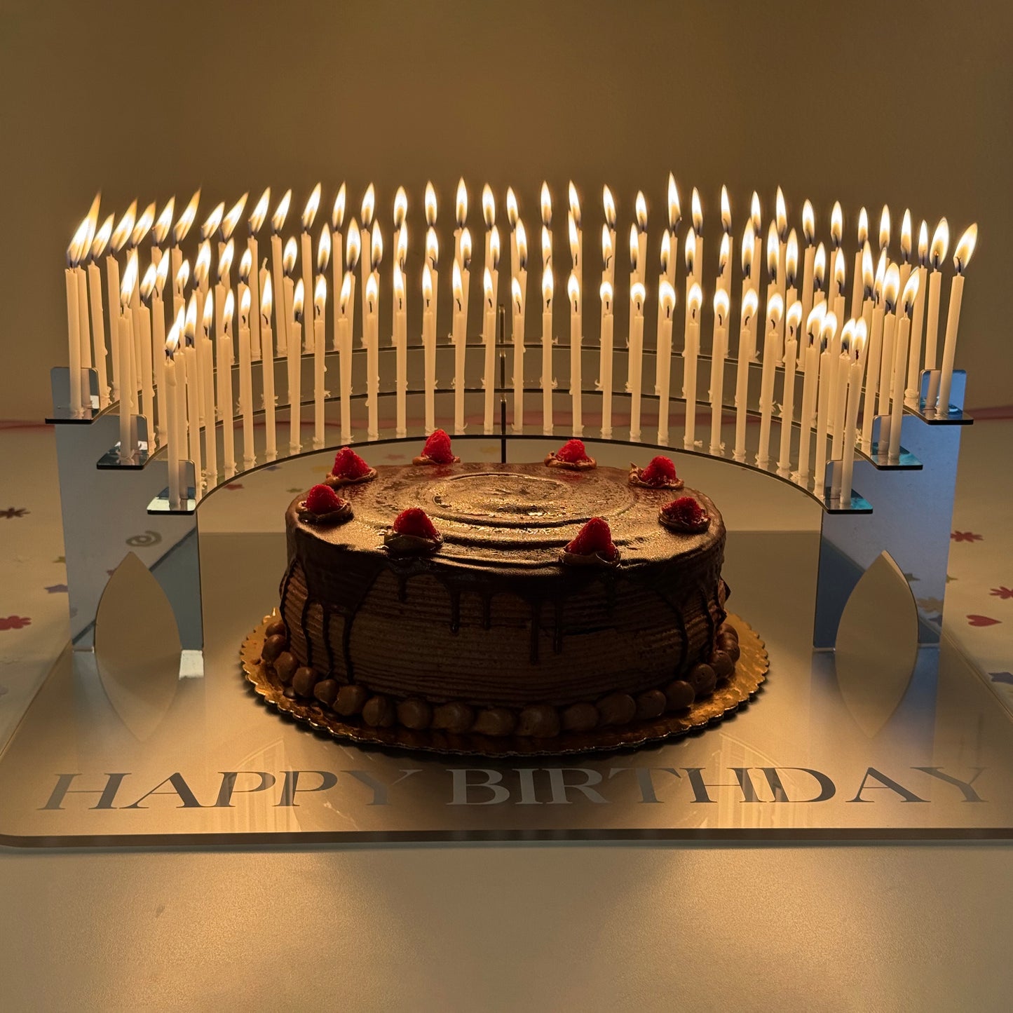 Classic White, Tall Birthday Candles