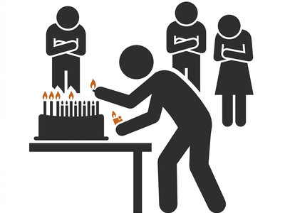 Spending 20 Minutes Lighting Candles
