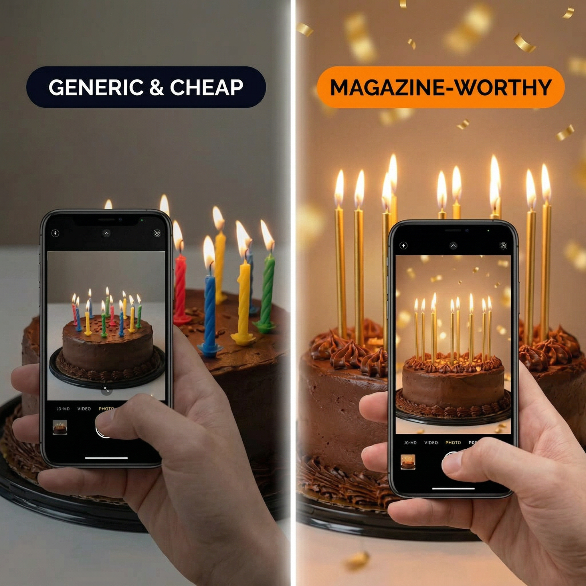 Elevate Your Celebration with Tall Gold Birthday Candles