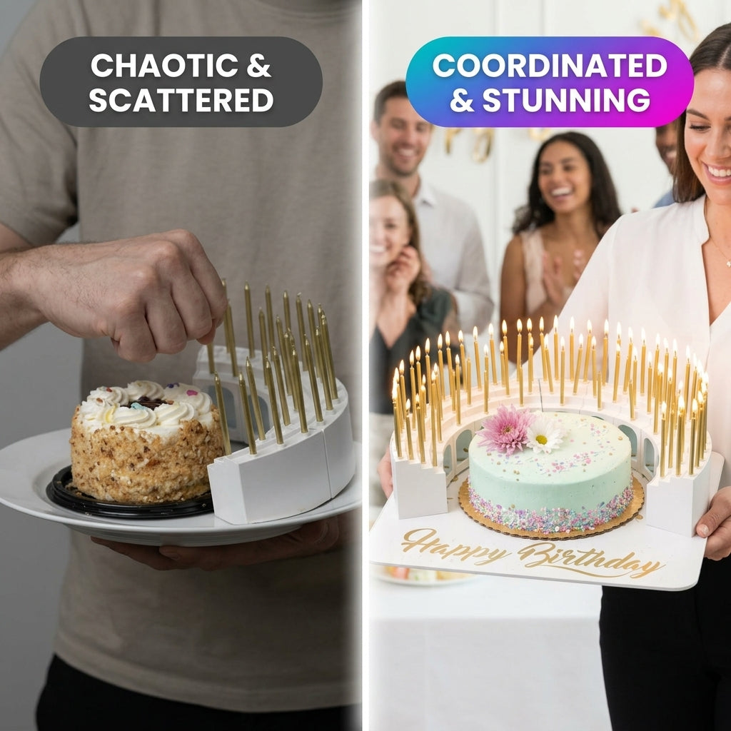 Gala Birthday Cake Grand Entrance Tray