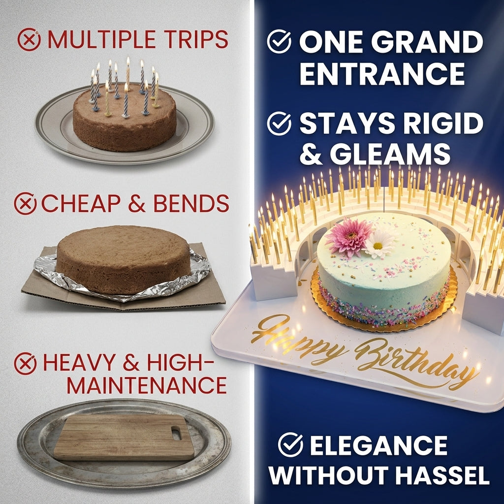 Gala Birthday Cake Grand Entrance Tray