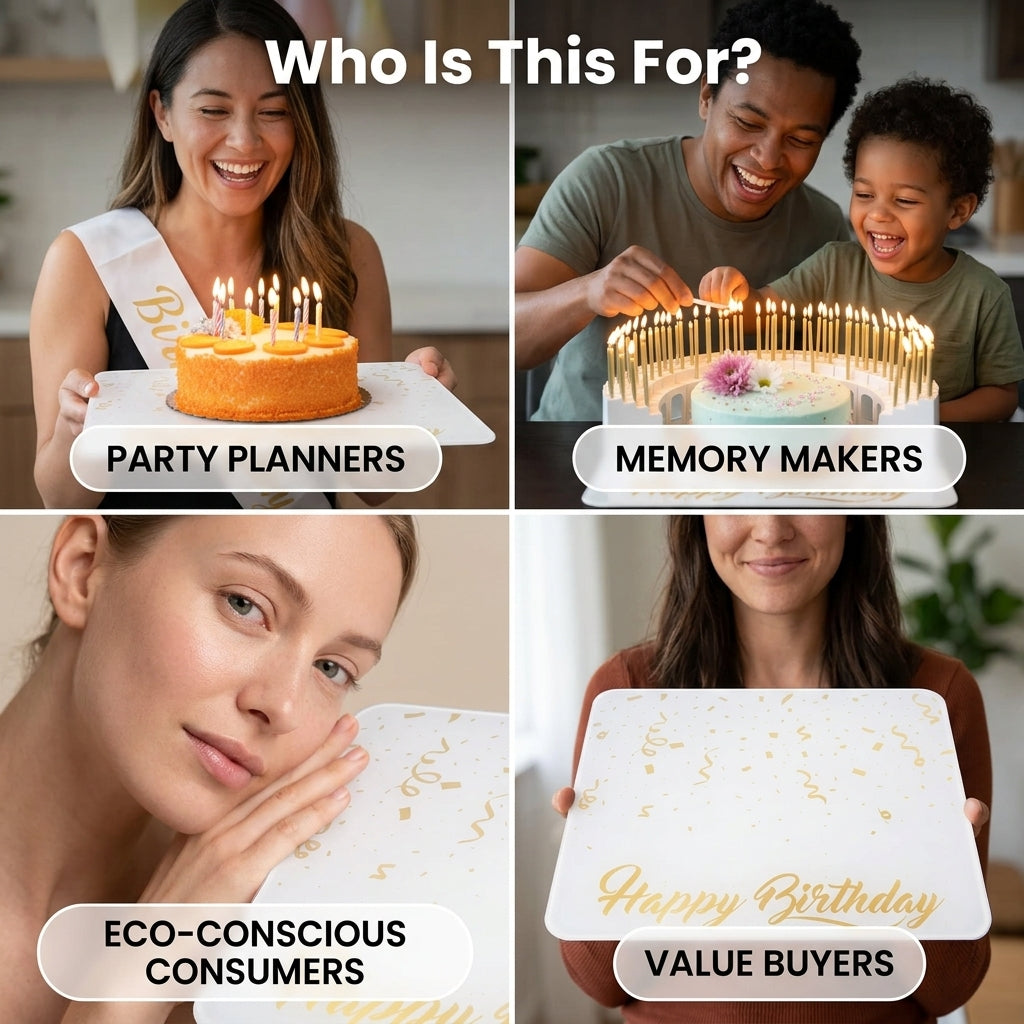 Gala Birthday Cake Grand Entrance Tray