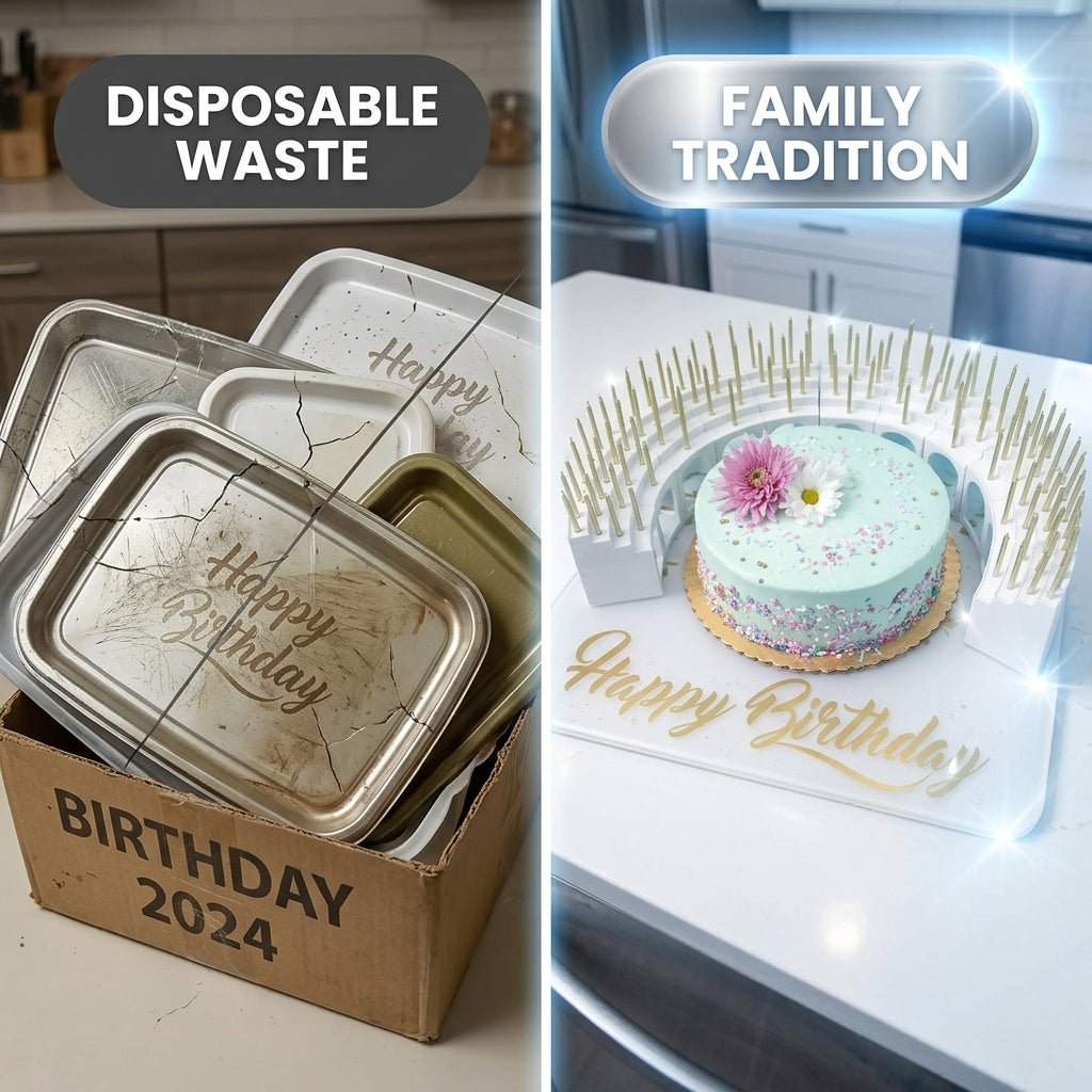 Gala Birthday Cake Grand Entrance Tray