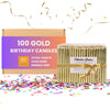 Elevate Your Celebration with Tall Gold Birthday Candles