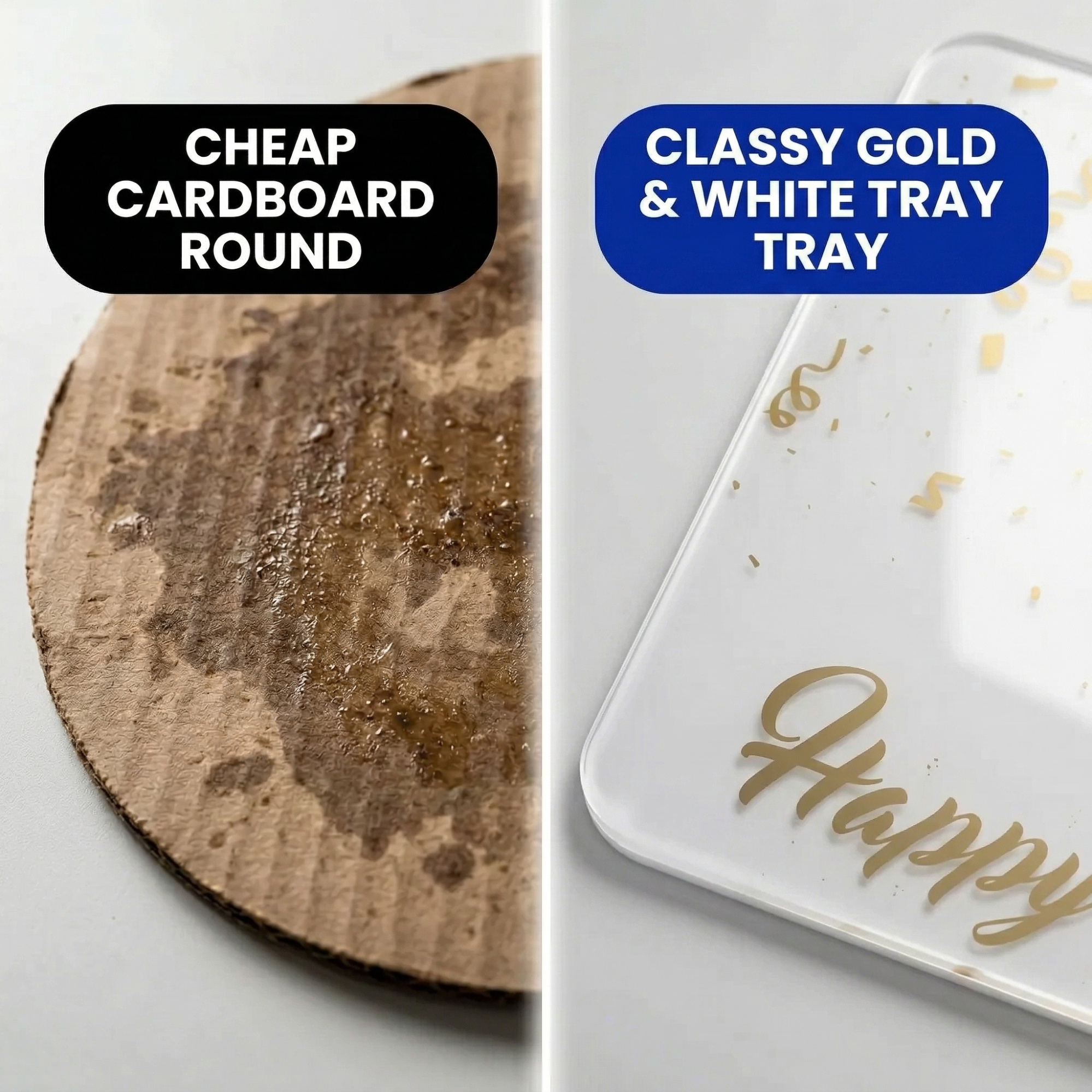 Gala Birthday Cake Grand Entrance Tray